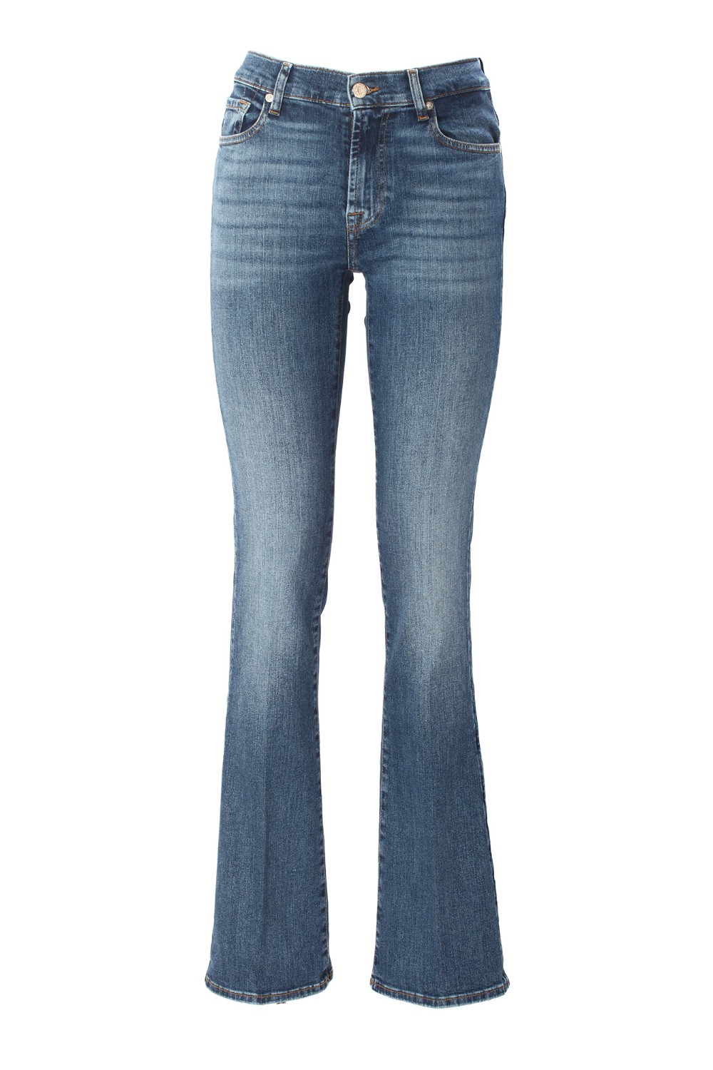 shop SEVEN Saldi Jeans: Seven jeans bootcut "Soho Light".
Vita media.
Gamba ampia e svasata. 
Realizzato in denim Heritage per una finitura autentica.
Tessuto Stretch.
Tessuto Peso Medio.
Composizione: 98% Cotone 2% Elastane.
Made in Tunisia.. BOOTCUT JSWB44A0-NT number 498851